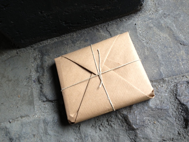 A mysterious parcel. 